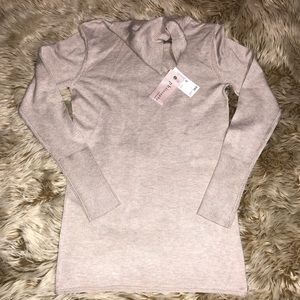 Philosophy Cream Lightweight Turtleneck Sweater
